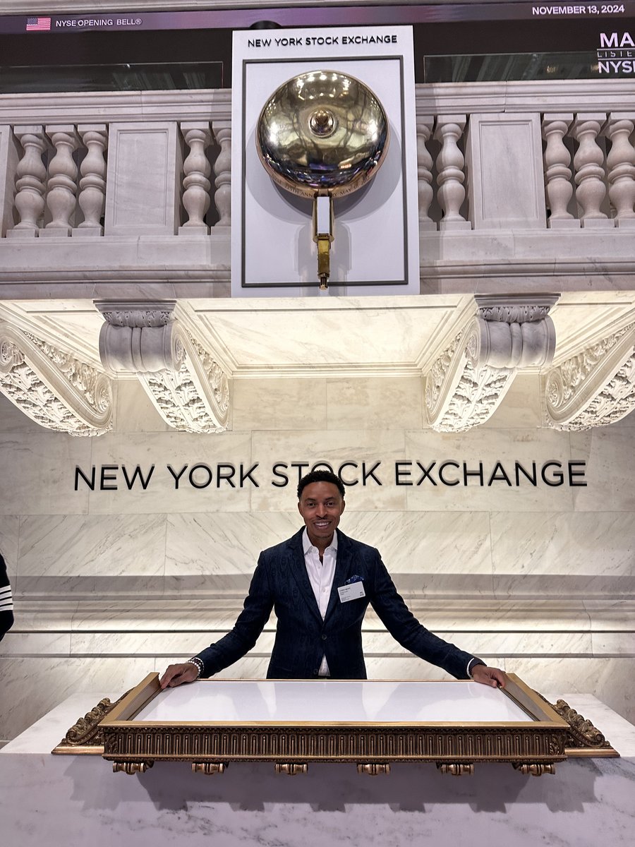 Corey White at the NYSE Opening Bell