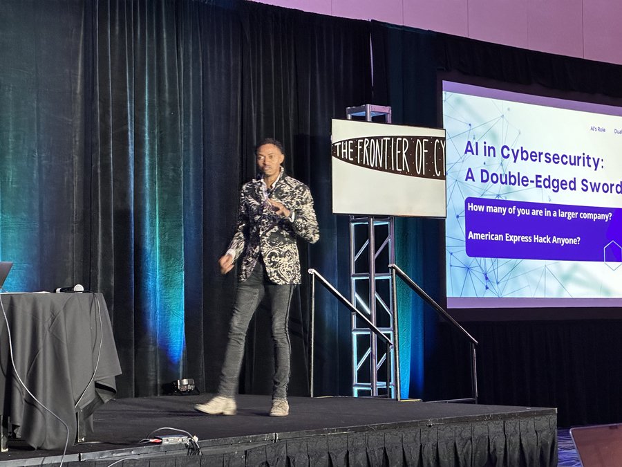 Corey White keynote on AI in cybersecurity